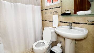 Towels, soap, toilet paper