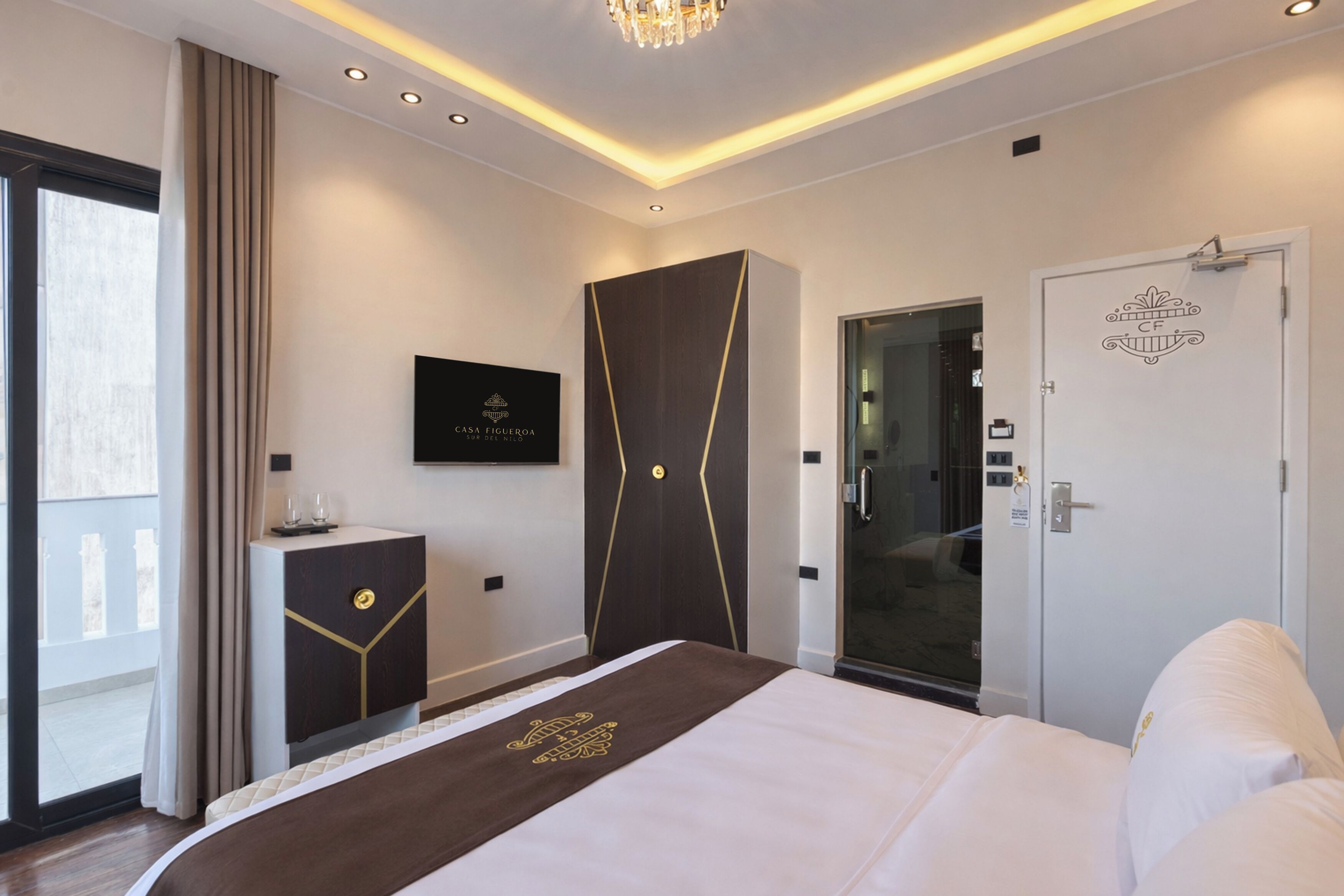 Deluxe tweepersoonskamer, uitzicht op rivier