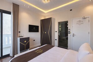 Deluxe tweepersoonskamer, uitzicht op rivier