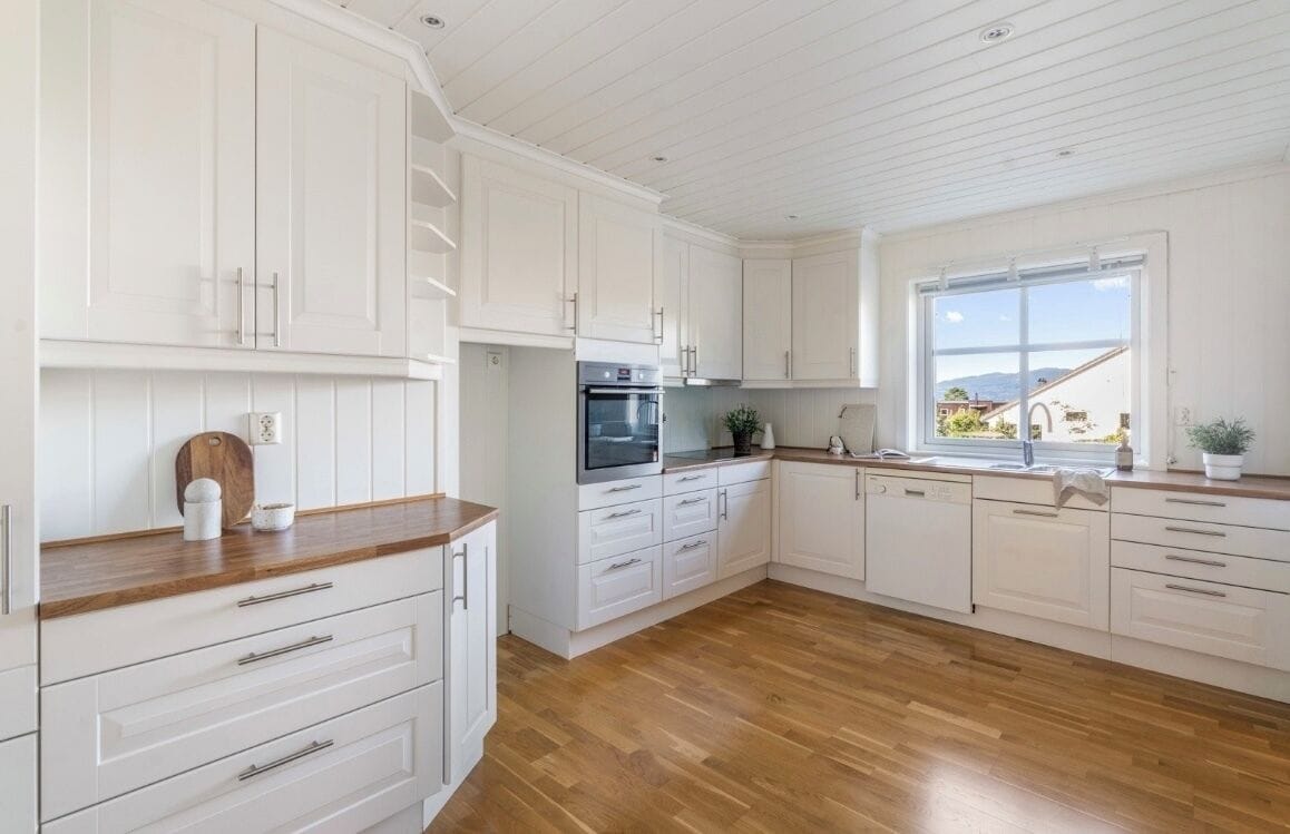 Fridge, oven, dishwasher, coffee/tea maker