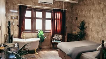 基本開放式客房, 陽台, 城市景觀