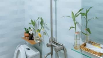 Studio – classic, balkong, byutsikt | Bad