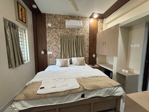 Habitación individual básica, 1 cama de matrimonio, fumadores, Aire acondicionado