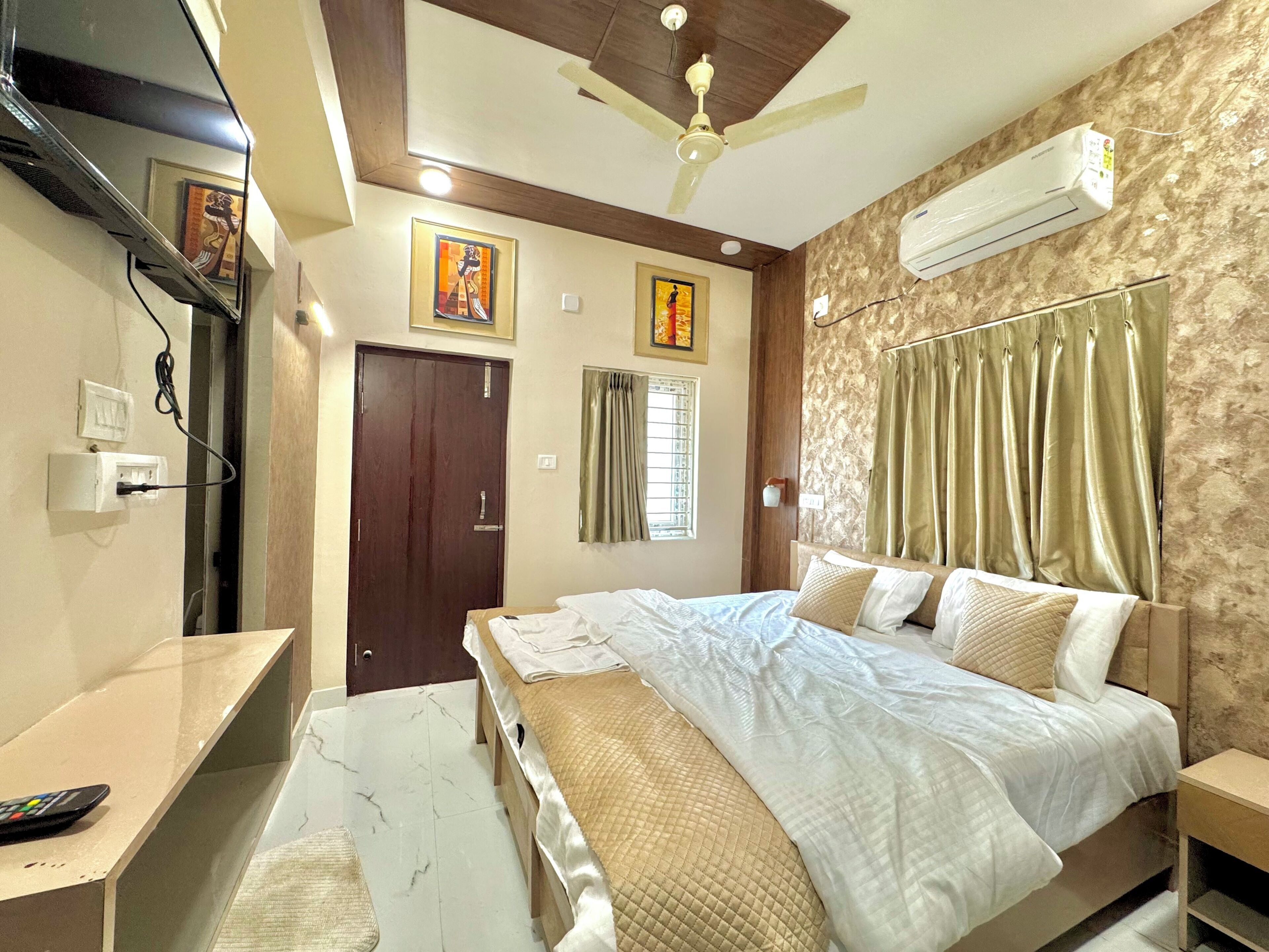 Habitación individual básica, 1 cama de matrimonio, fumadores, Aire acondicionado