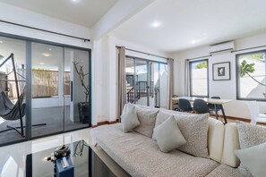 Living area - 3BR Pool Villa Near Boat Avenue V303 (Choeng Thale)