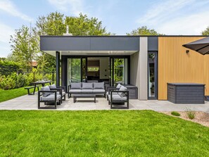 Terrace/patio - Wellness cottage with sauna by the sea (Kamperland)