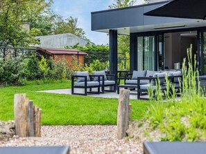 Terrace/patio - Wellness cottage with sauna by the sea (Kamperland)