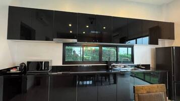 Villa, Pool View | In-room dining