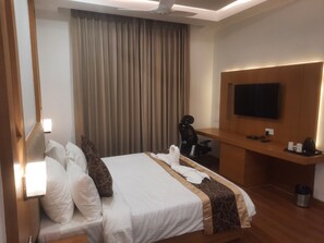 Deluxe kamer, 1 twee- of 2 eenpersoonsbedden, uitzicht op park