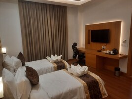 Quarto casal ou duplo luxo, vista para o parque