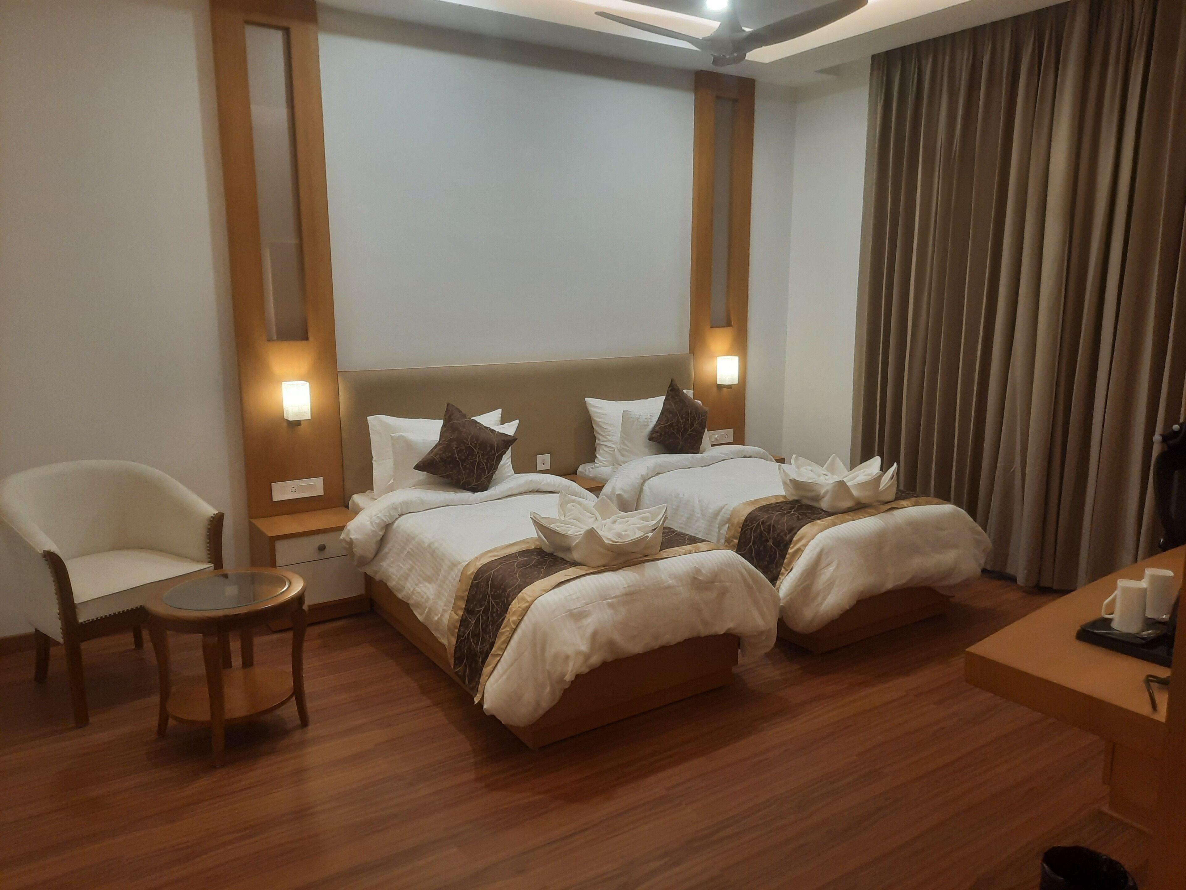 Deluxe kamer, 1 twee- of 2 eenpersoonsbedden, uitzicht op park