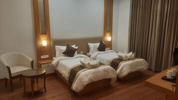 Deluxe kamer, 1 twee- of 2 eenpersoonsbedden, uitzicht op park