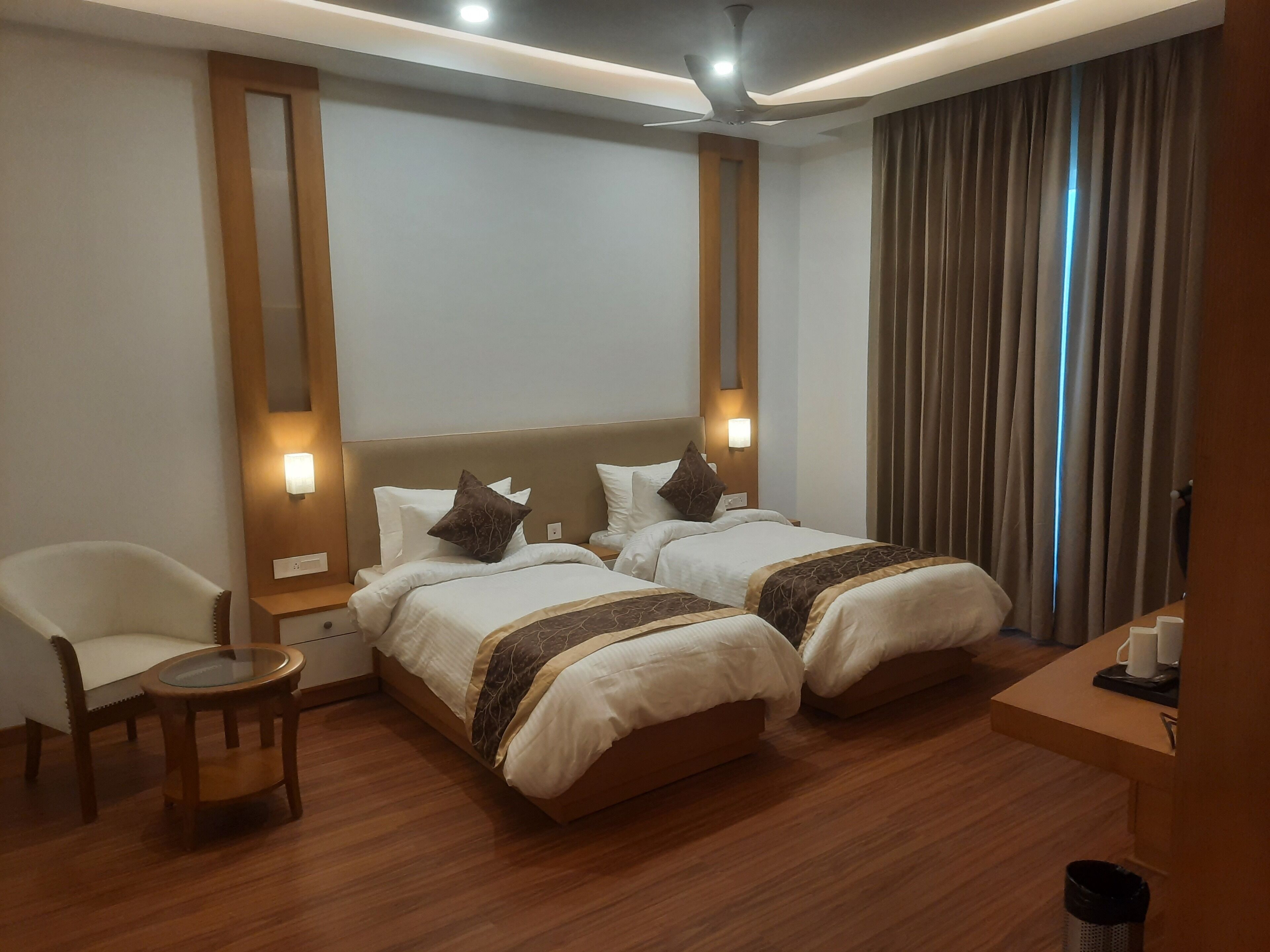 Deluxe kamer, 1 twee- of 2 eenpersoonsbedden, uitzicht op park