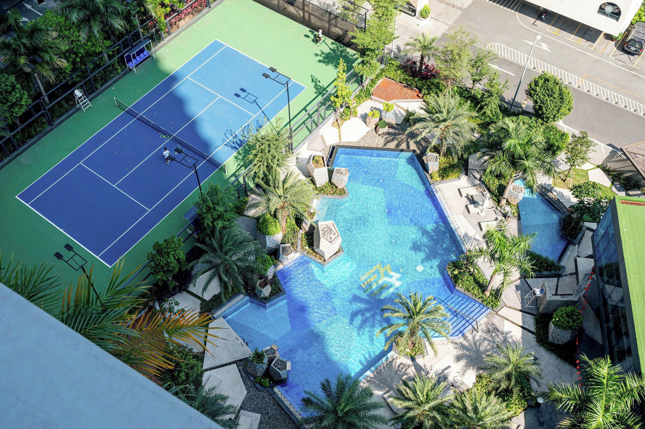 Deluxe Apartment, 3 Bedrooms, City View | Pemandangan dari bilik