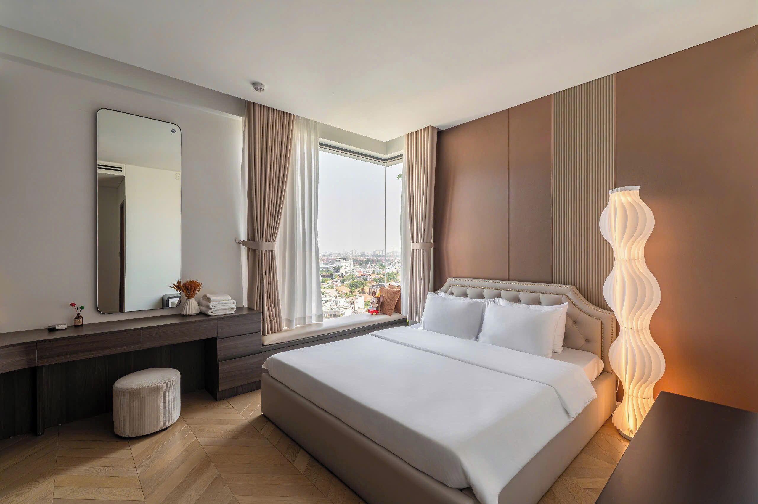 Deluxe appartement, 3 slaapkamers, uitzicht op de stad