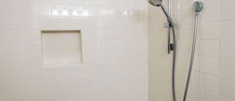 Shower, hair dryer