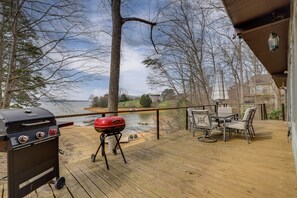 Outdoor dining - Dock, Deck + Views: Cherokee Lake Retreat! (Bean Station)