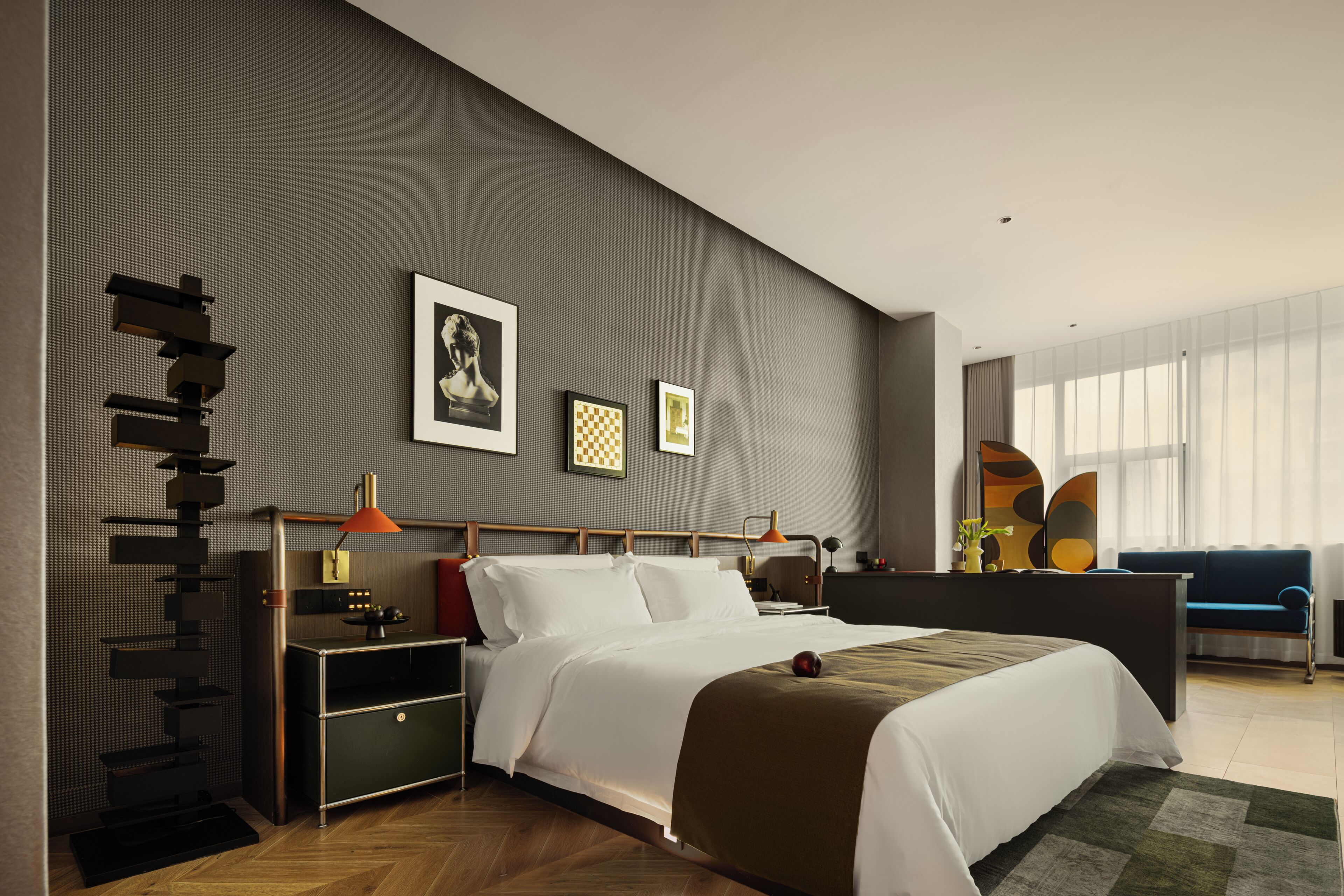 Habitación doble de diseñador, vista a la ciudad