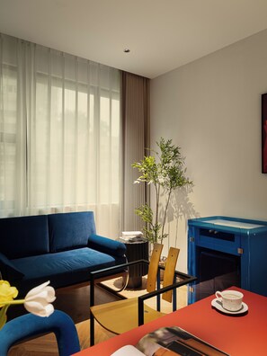 Kamar Double Desain, pemandangan kota | Area keluarga