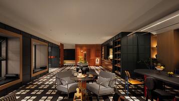 Sala de estar en el lobby