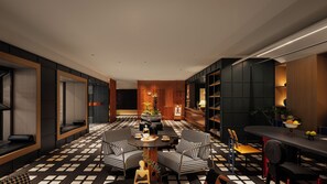 Sala de estar en el lobby