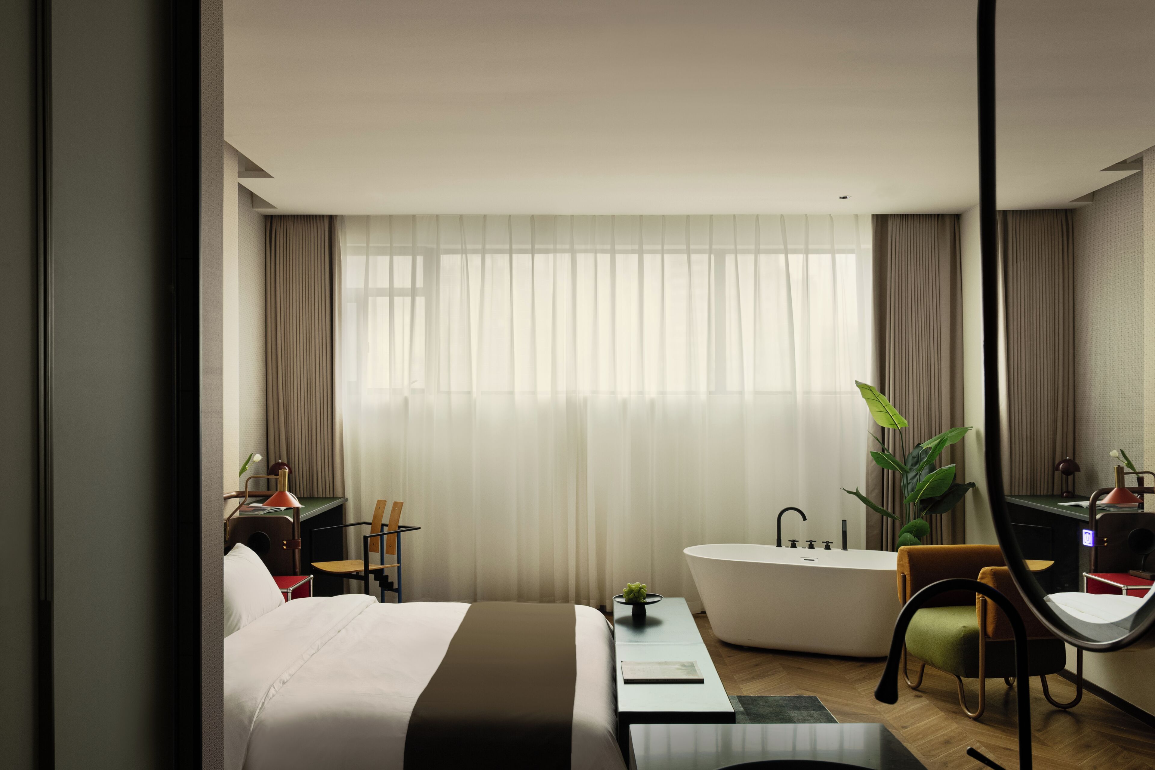 Habitación doble superior, vista a la ciudad