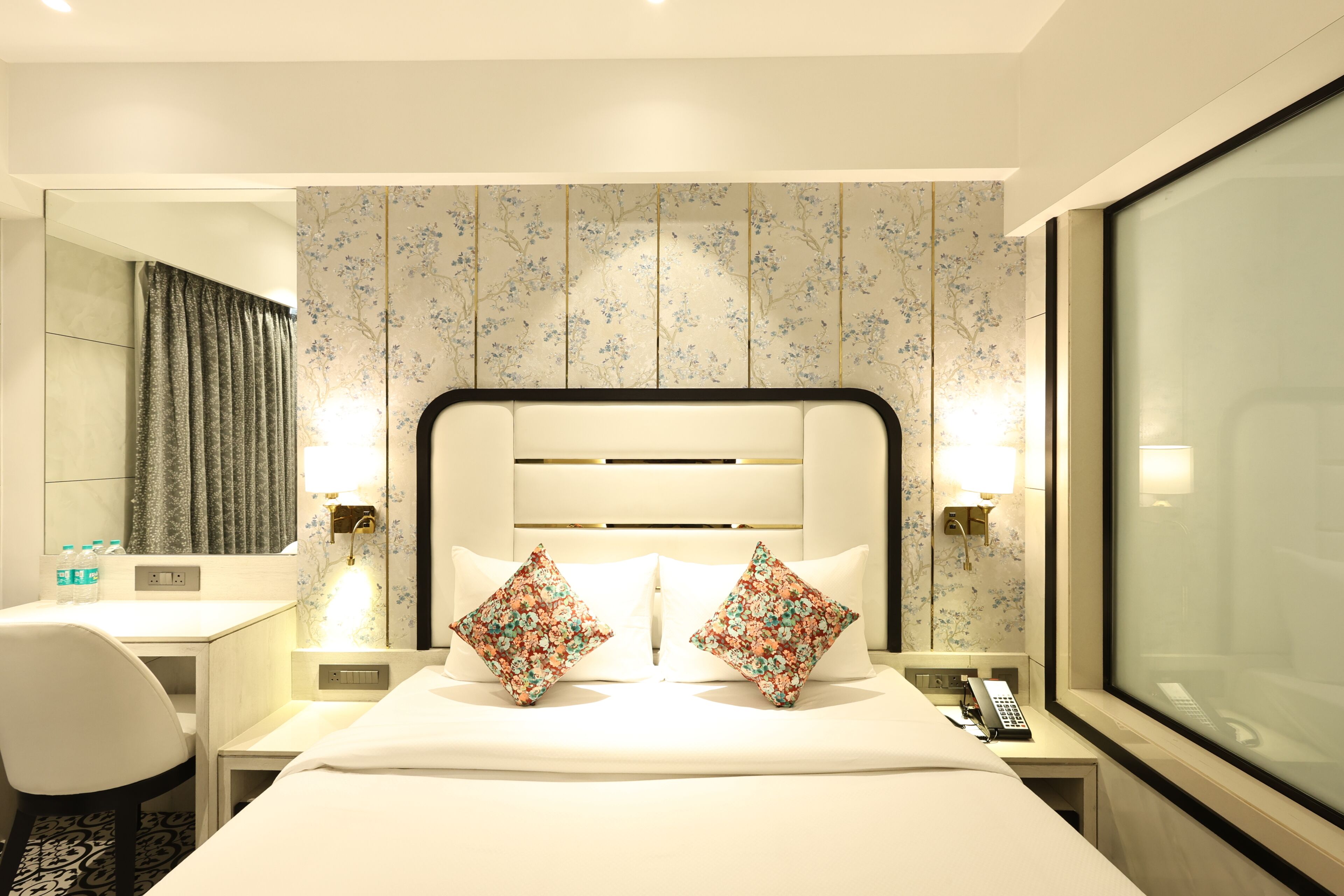 Deluxe tweepersoonskamer, uitzicht op de stad