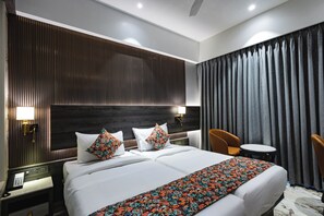 Deluxe Twin Room, Multiple Beds, City View | In-room safe, desk, laptop workspace, free WiFi - SiO Suites (Navi Mumbai)