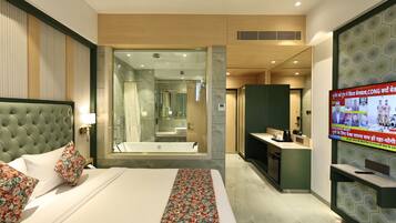 Exclusive Double Room, City View | In-room safe, desk, laptop workspace, free WiFi