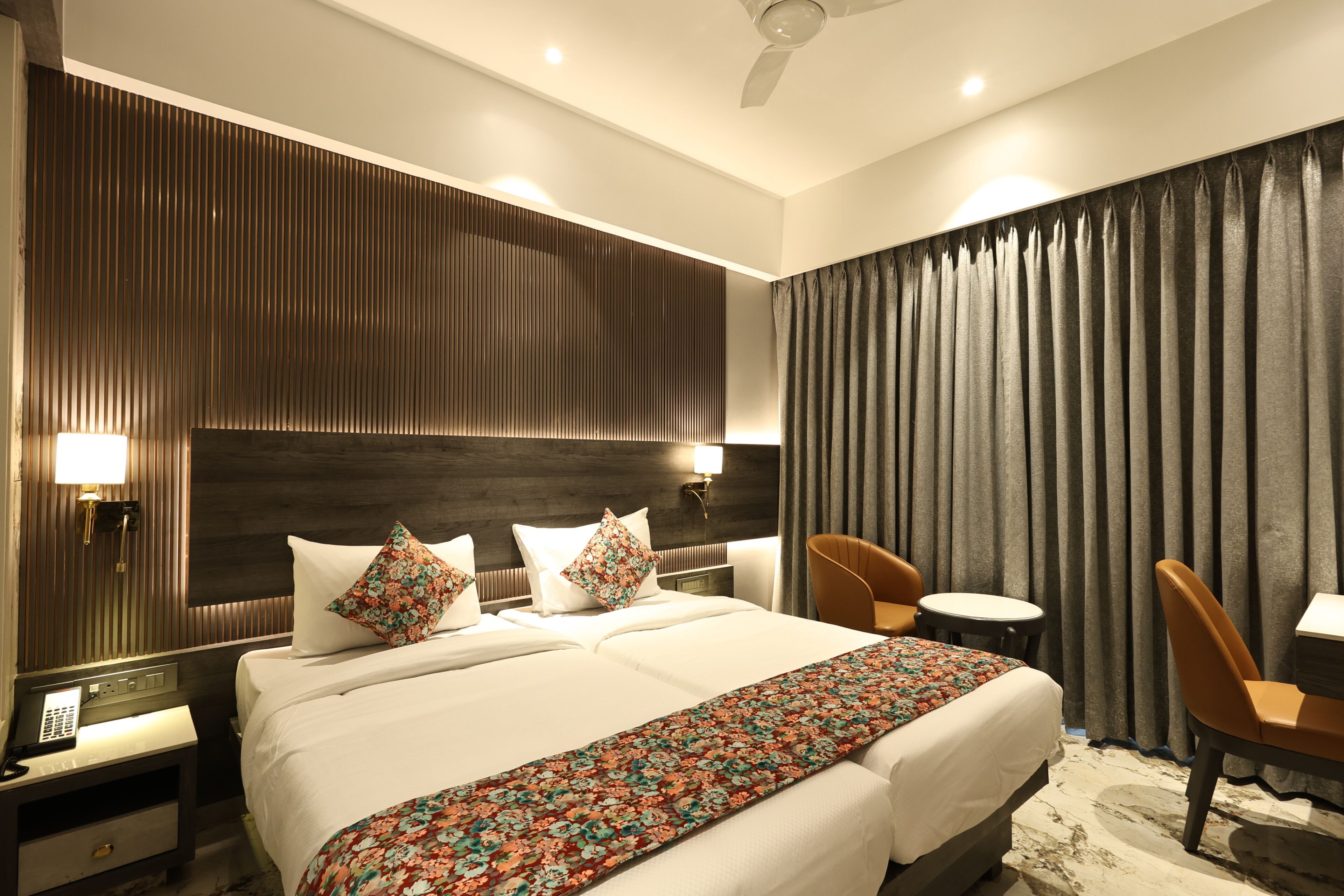 Deluxe Twin kamer, uitzicht op de stad