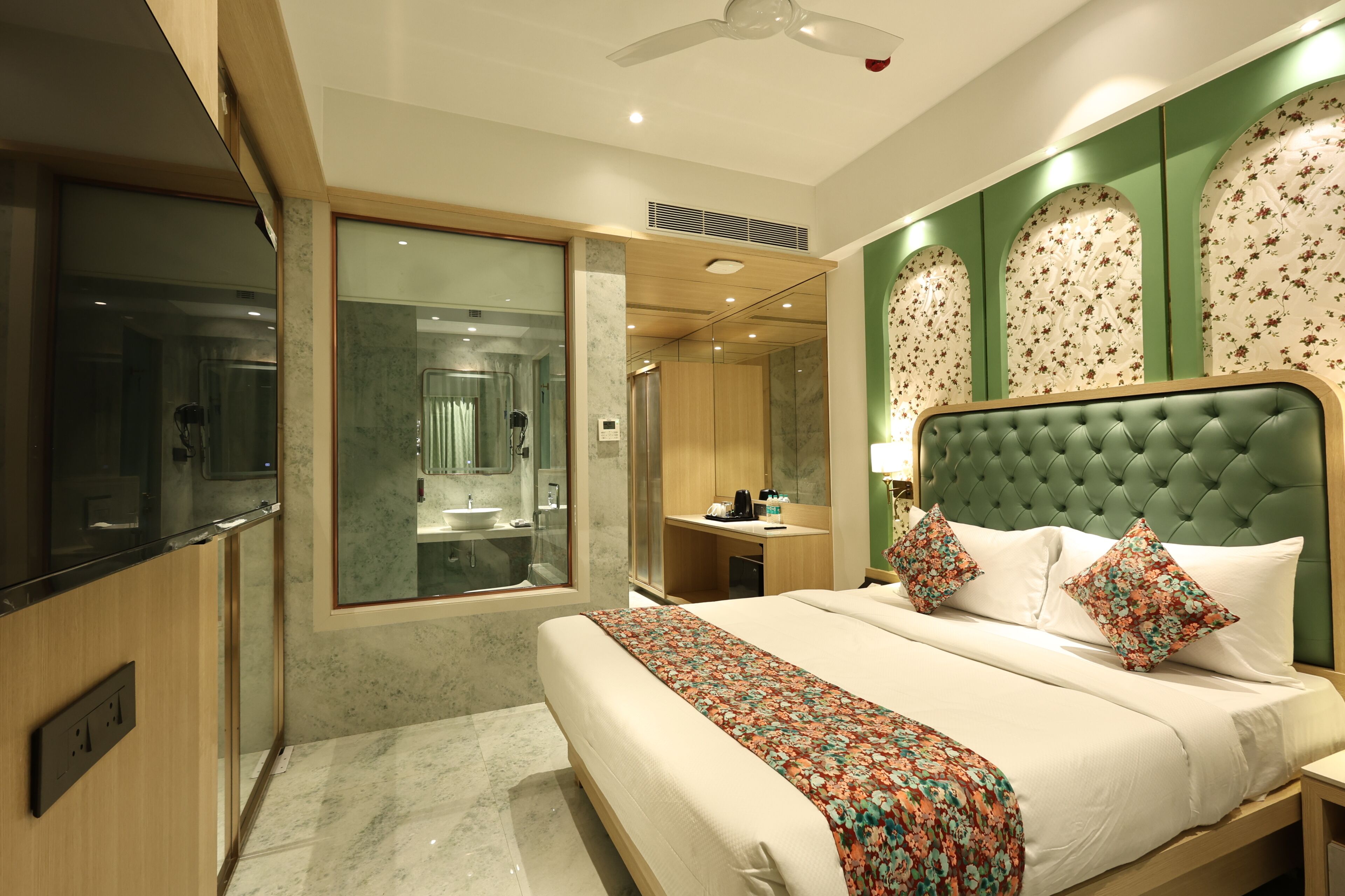 Signature suite, uitzicht op de stad