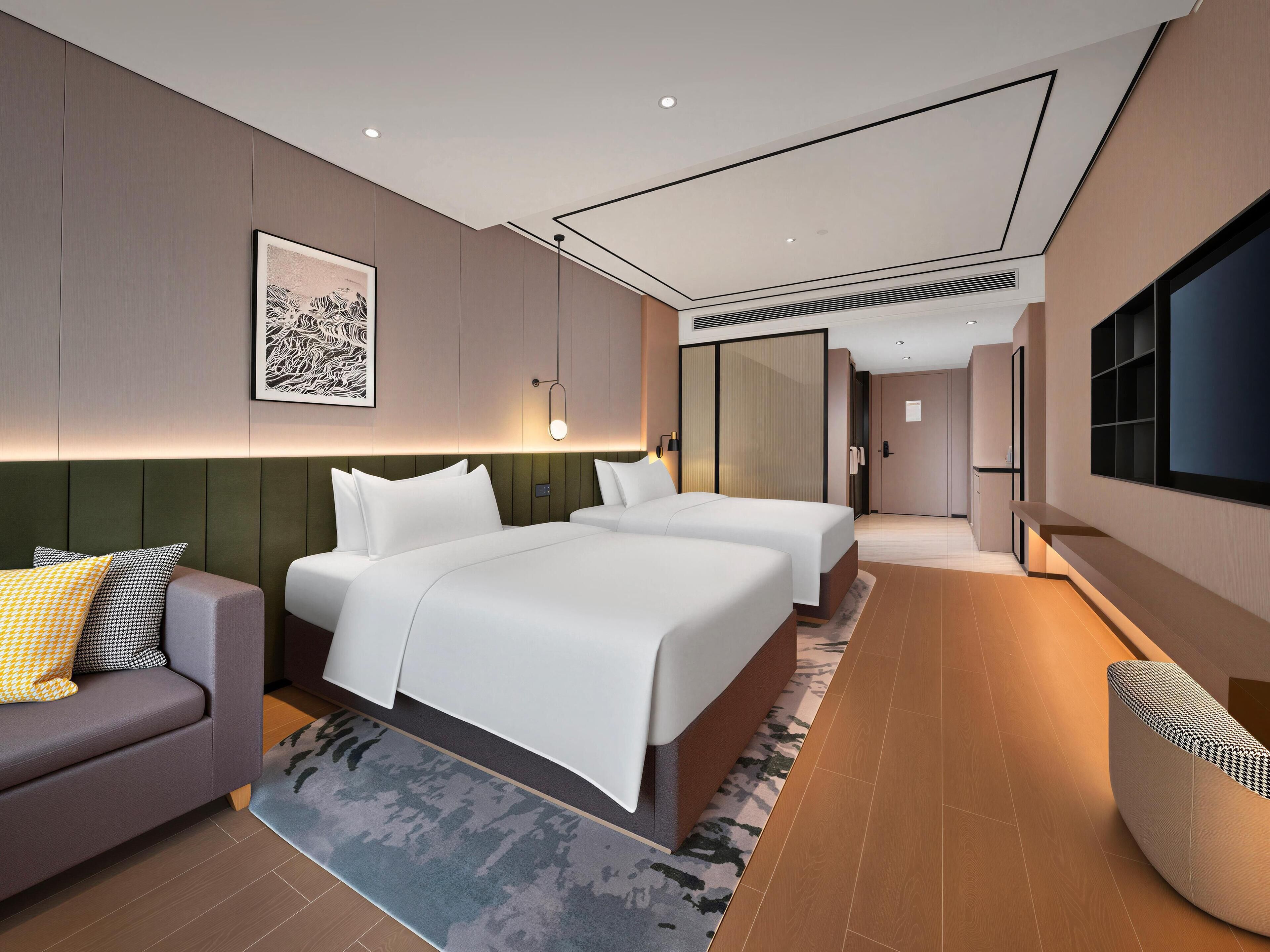 Chambre Deluxe, 2 lits une place
