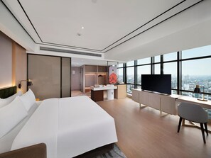 ห้องดีลักซ์, เตียงคิงไซส์ 1 เตียง และโซฟาเบด | Wi-Fi ฟรี