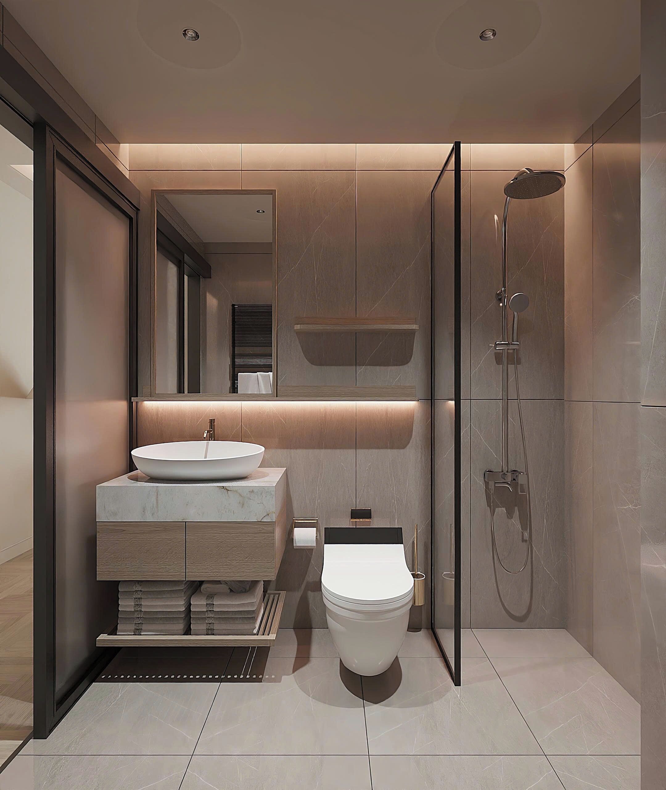 Apartment | Badezimmer | Haartrockner, Handtücher, Seife, Shampoo