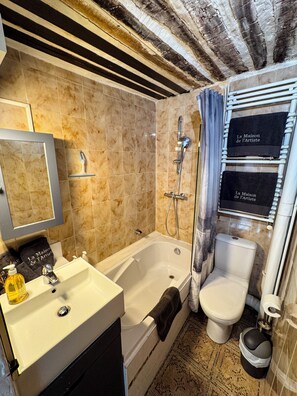 Shower, hair dryer, towels, soap - Cosy, charming townhouse in Valbonne Village (old town) (Valbonne)