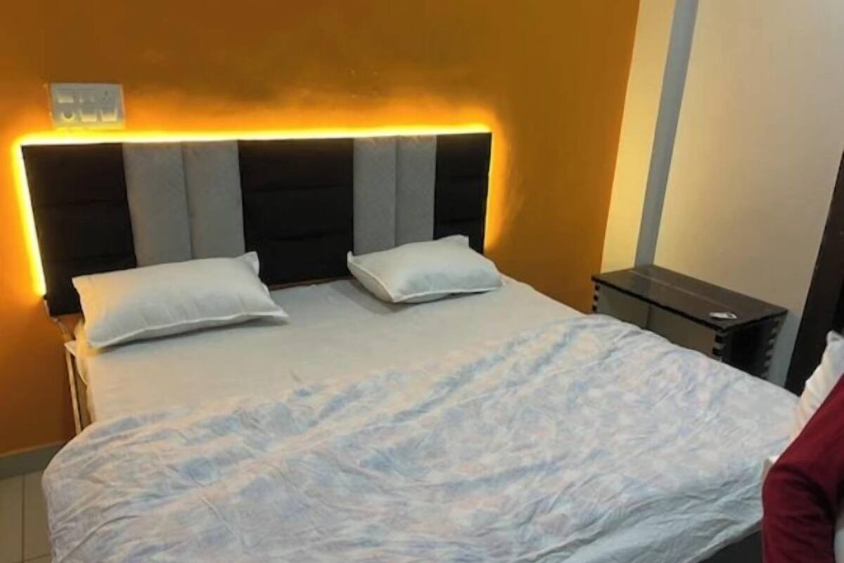 华丽双人房, 阳台, 城市景观