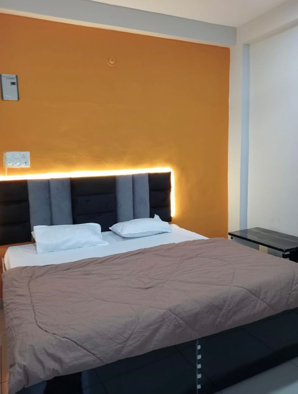 Duplex família, sacada, vista para a cidade