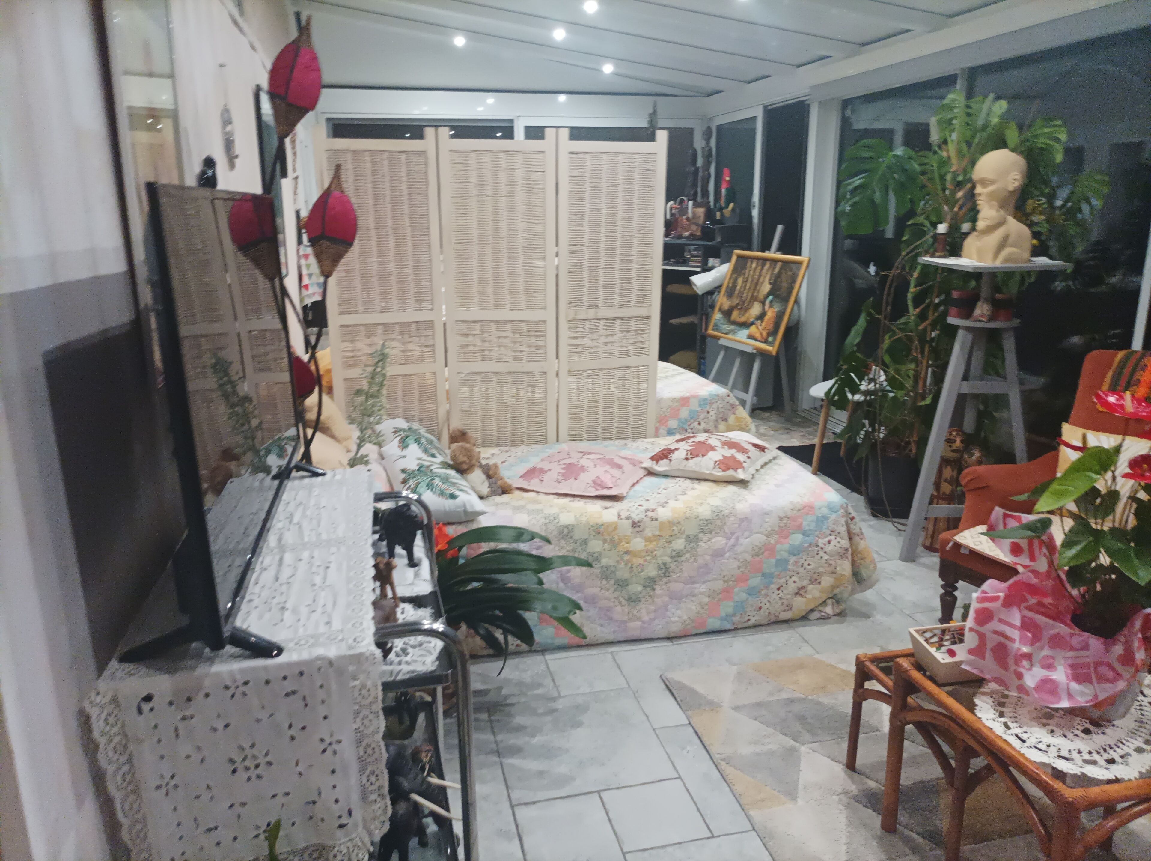 1 chambre, fer et planche à repasser, Wi-Fi, draps fournis