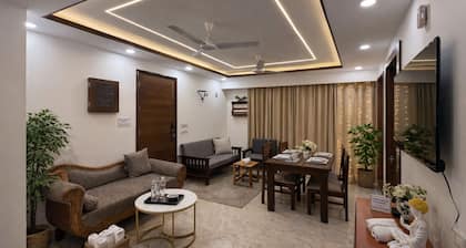 Tranquil 2-bedroom apartment with AC in Dehradun