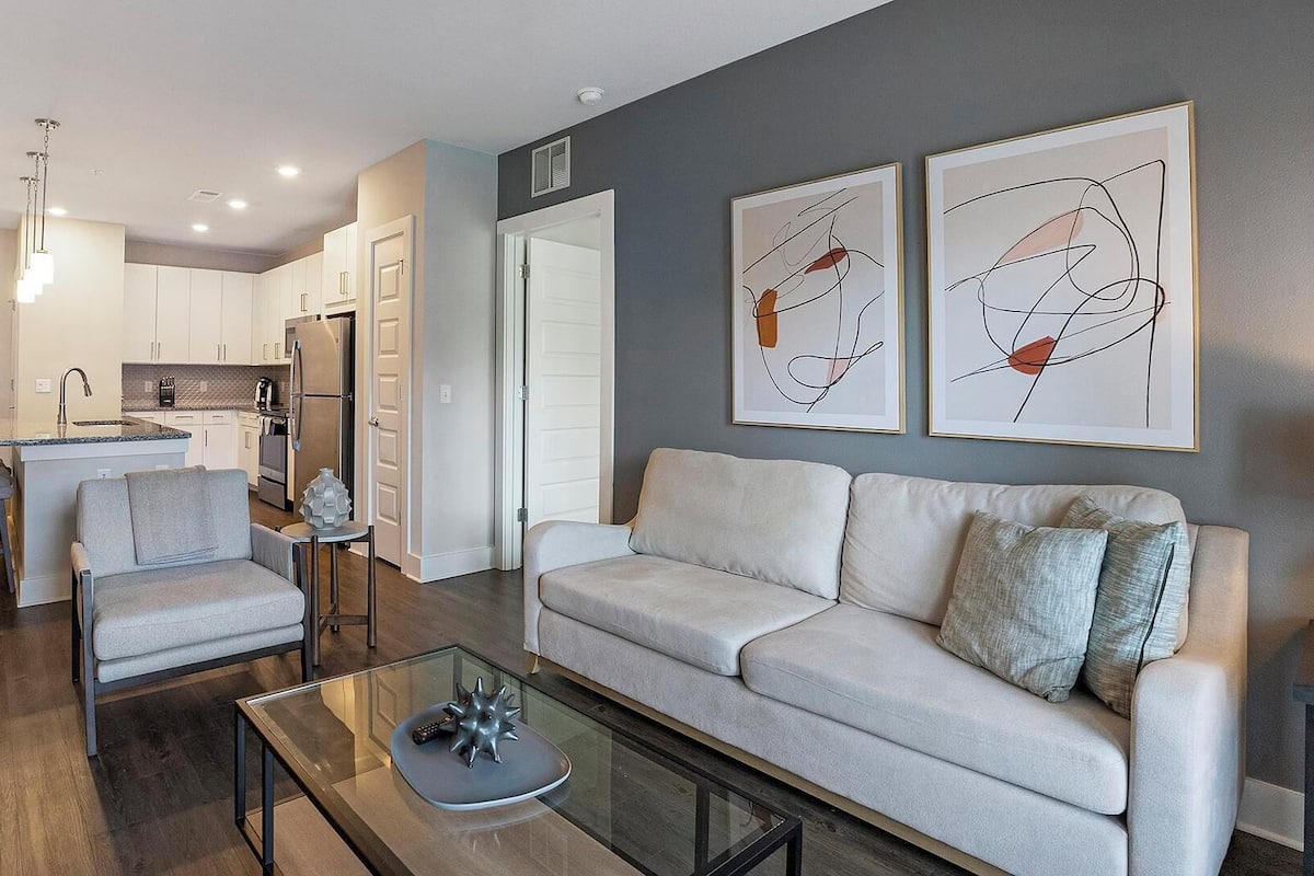 อพาร์ทเมนท์ (1 Bedroom) | บริเวณนั่งเล่น