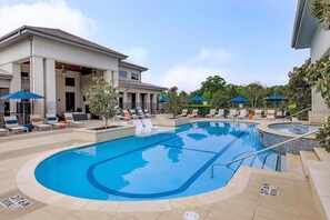 Seasonal outdoor pool