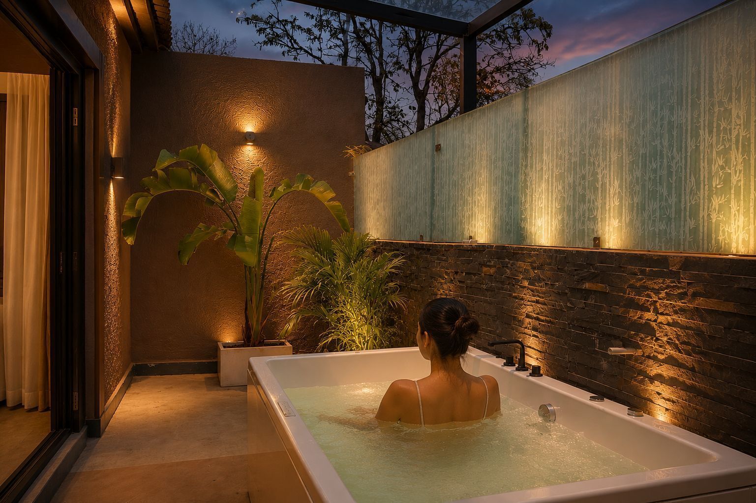 Chambre Premium, balcon, vue fleuve | Salle de bain