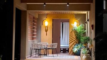 Superior Double Room, Balcony, River View | Terrace/patio