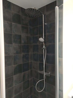 Shower, hair dryer, shampoo - New apartment historic center Bordeaux (Bordeaux)