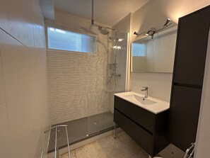 Bathroom - Apartment with panoramic sea view - 6 guests (Argelès-sur-Mer)