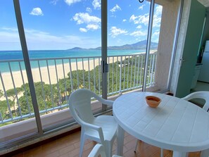Dining - Apartment with panoramic sea view - 6 guests (Argelès-sur-Mer)