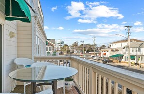 Outdoor dining - Beautiful Ocean Block home with fantastic views and a Hot Tub! (DEWEY BEACH)