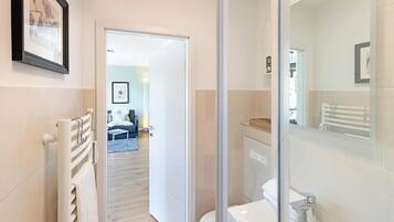 Shower, hair dryer