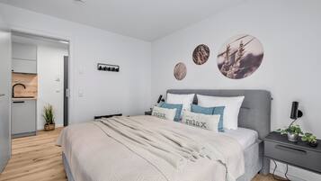 1 Schlafzimmer, Bügeleisen/Bügelbrett, kostenloses WLAN, Bettwäsche