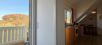 The Storchenblick vacation apartment in Überlingen-Deisendorf offers 50 m² of space